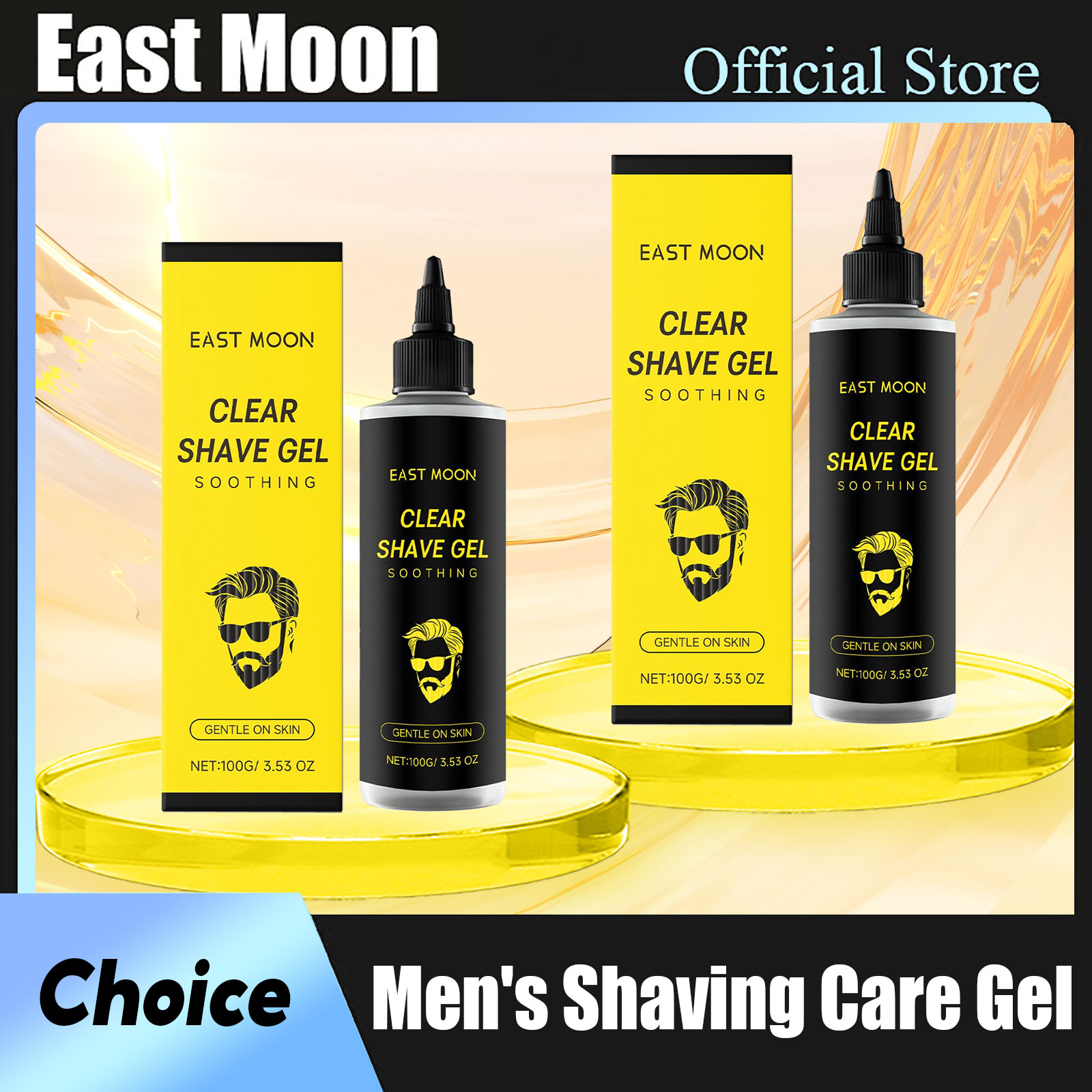 Men'S Grooming Gel - East Moon Rasierpflege-Gel: Lindert Rötungen, beruhigt