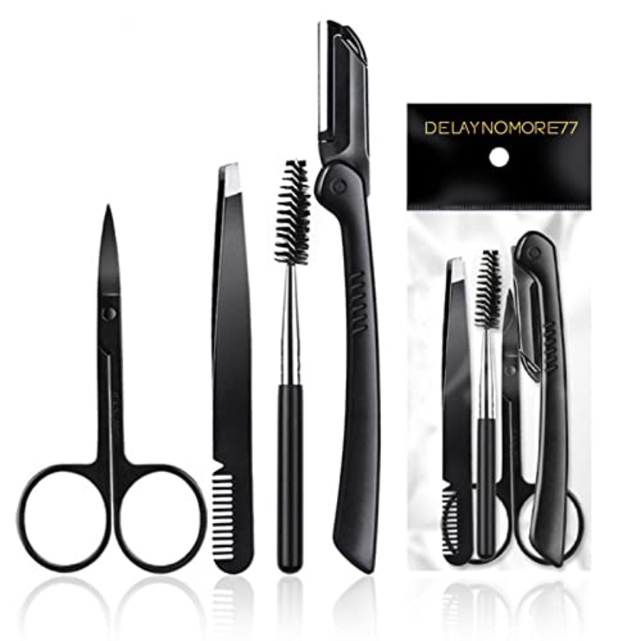 Eyebrow Razor Trimmer - Augenbrauen-Rasierer-Set, Professionelles Augenbrauen-Pflegeset für Frauen und
