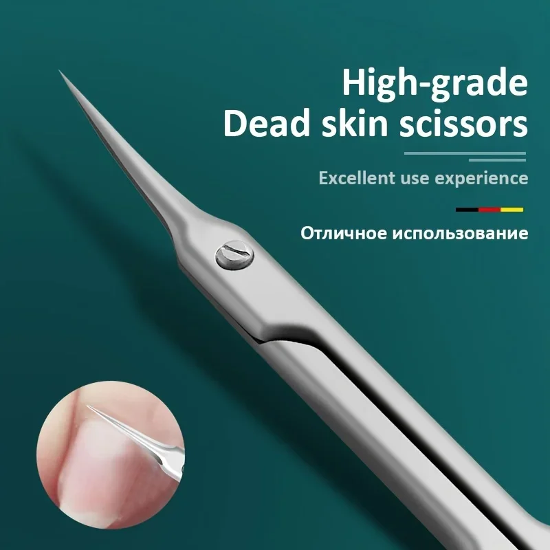 Eyebrow Razor Trimmer - Ouriner Edelstahl gebogene Spitze dünne Klinge