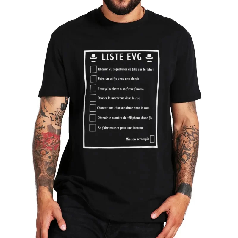 Men'S Grooming List - EVG Bachelor-Party T-Shirt für Männer mit