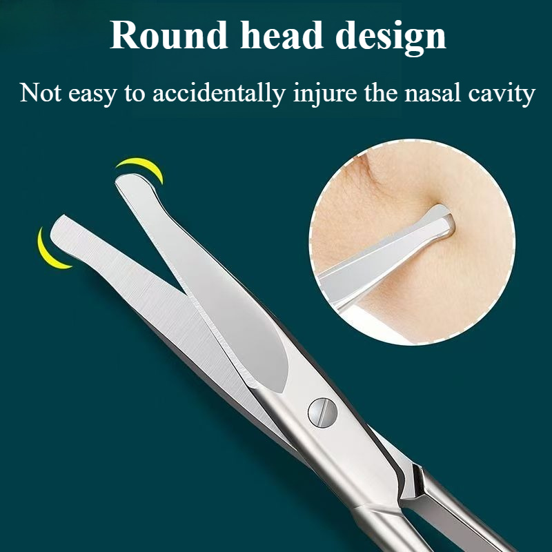 Eyebrow Razor Trimmer - Gebogene Augenbrauenschere Professioneller Präzisionstrimmer aus Edelstahl