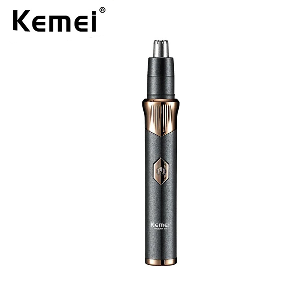 Eyebrow Razor Trimmer - Kemei wiederaufladbarer elektrischer Ohr- und Nasenhaarschneider,
