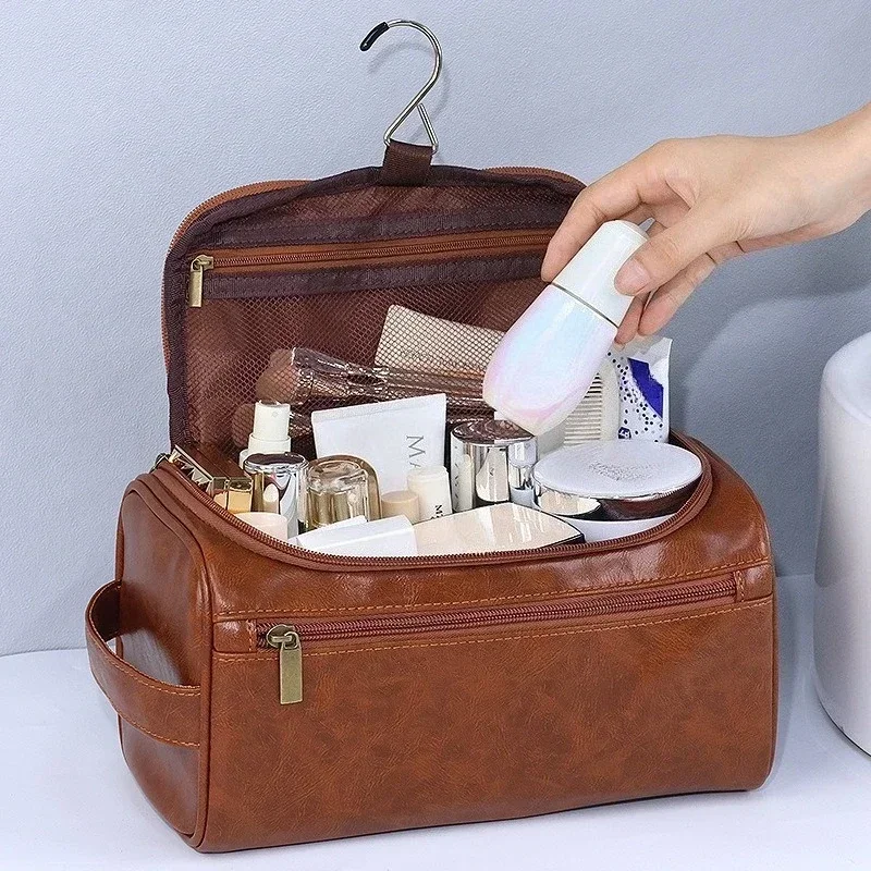 Men'S Grooming Makeup - Große, wasserdichte Handkosmetiktasche für Männer und
