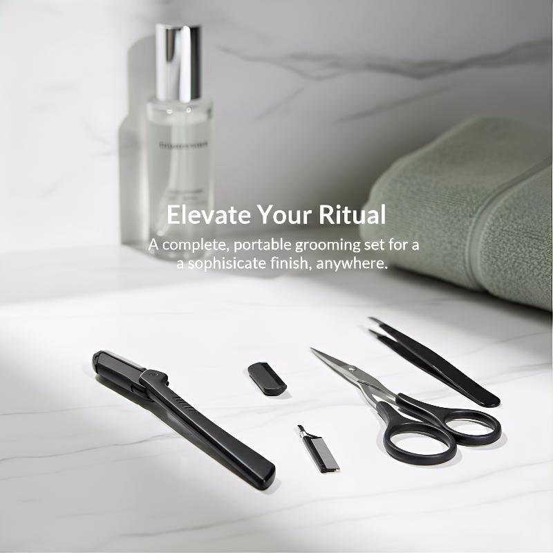 Men'S Grooming Makeup - Edelstahl Augenbrauen-Pflegeset 3-teilig für Frauen und