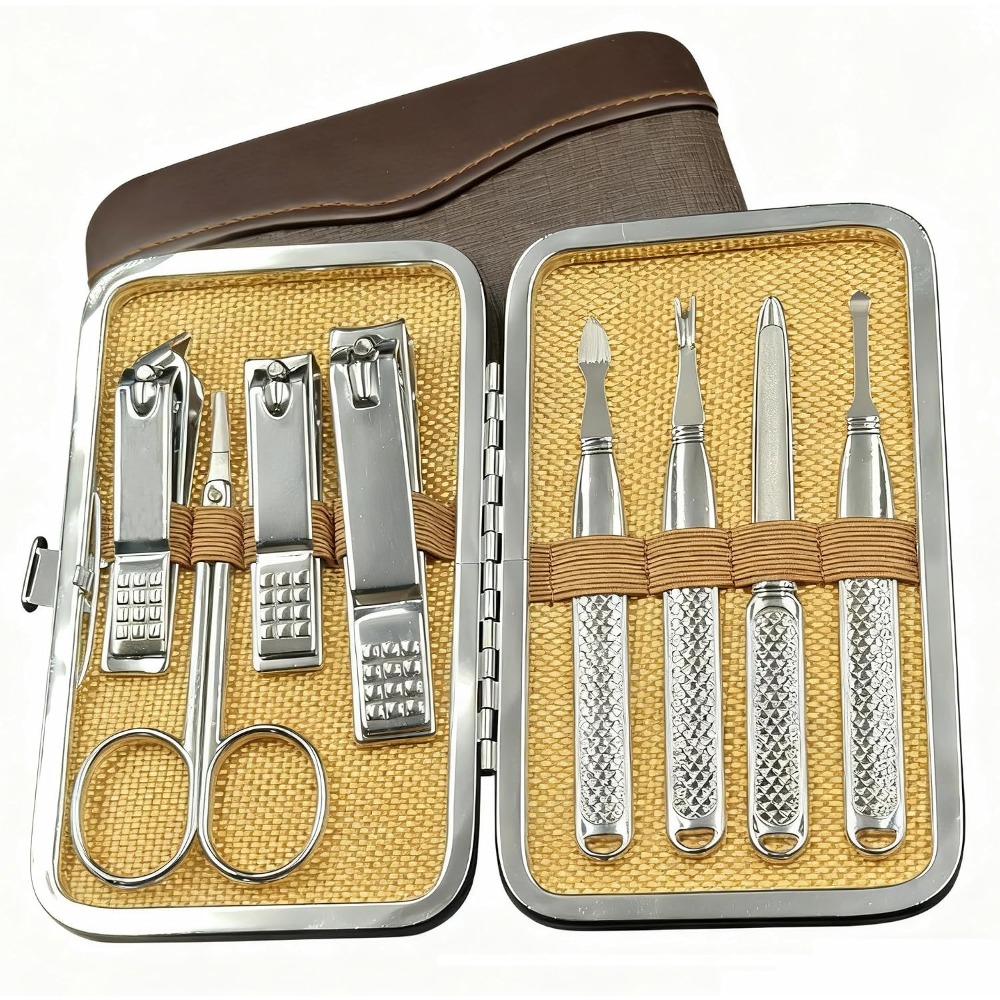 Mens Grooming Kit Gift Set - Professionelles Maniküre-Pediküre-Set für Männer und Frauen,