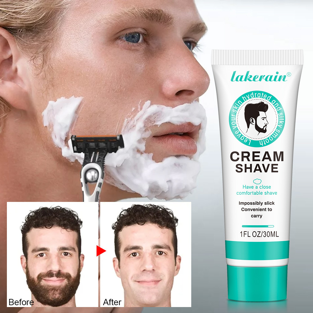 Men'S Grooming Gel - Lakerain Rasiercreme, Rasiergel, glatt, verhindert Schnitten
