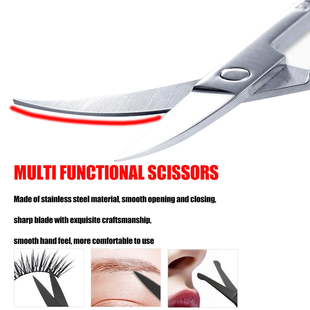 2/3PCS Augenbraue Schere Edels – Men'S Grooming Makeup Bewertung und Preis