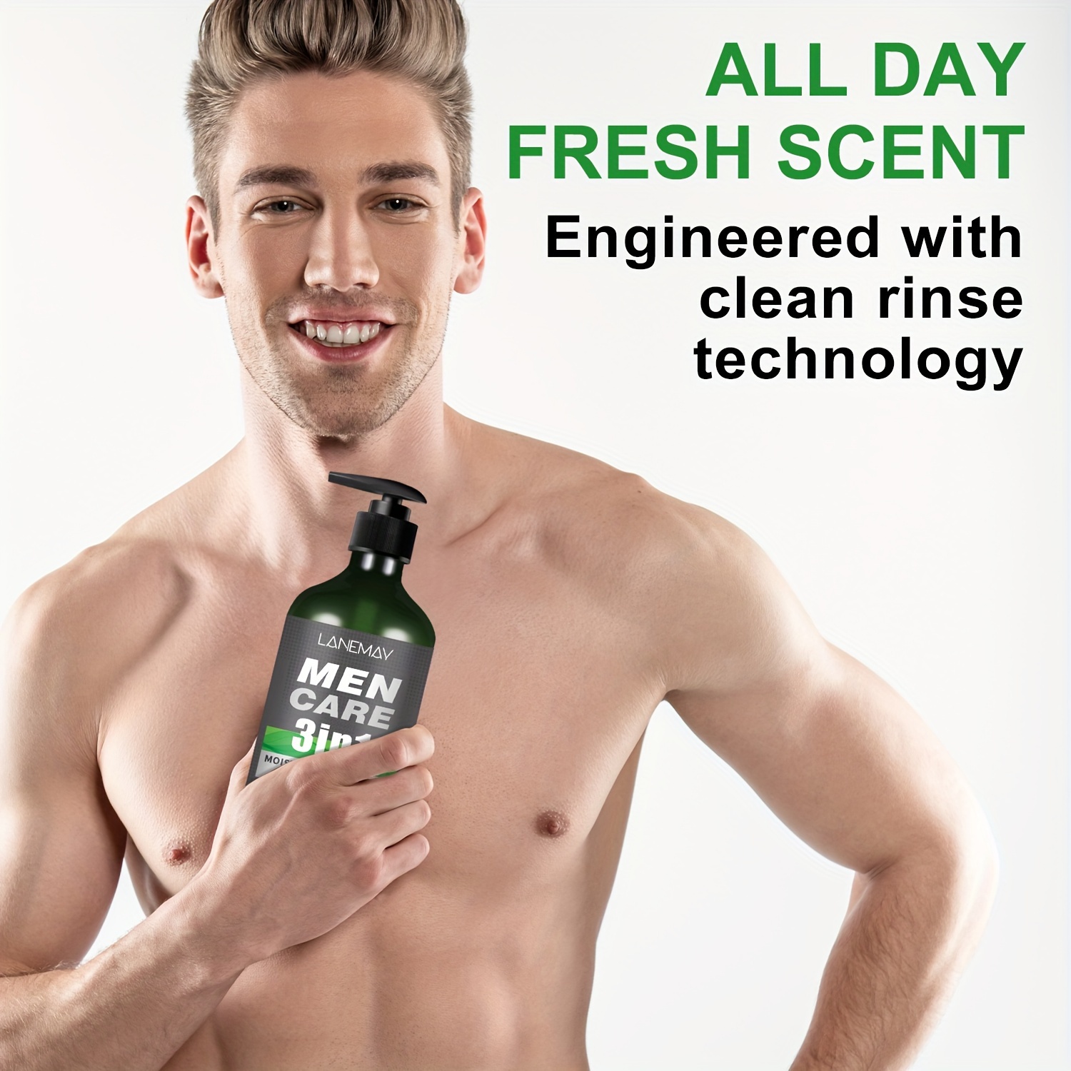 3-in-1-Körper-, Haar- und Gesi – Men'S Grooming Gel Bewertung und Preis