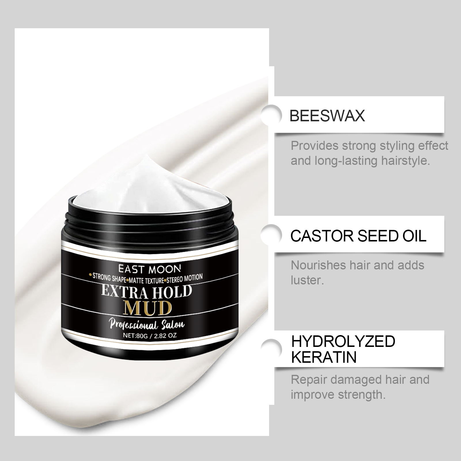 Keratin-Haar-Styling-Creme, st – Men'S Grooming Gel Bewertung und Preis