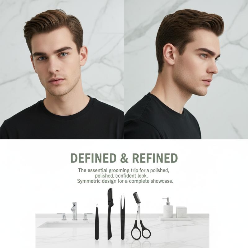 Edelstahl Augenbrauen-Pflegese – Men'S Grooming Makeup Bewertung und Preis