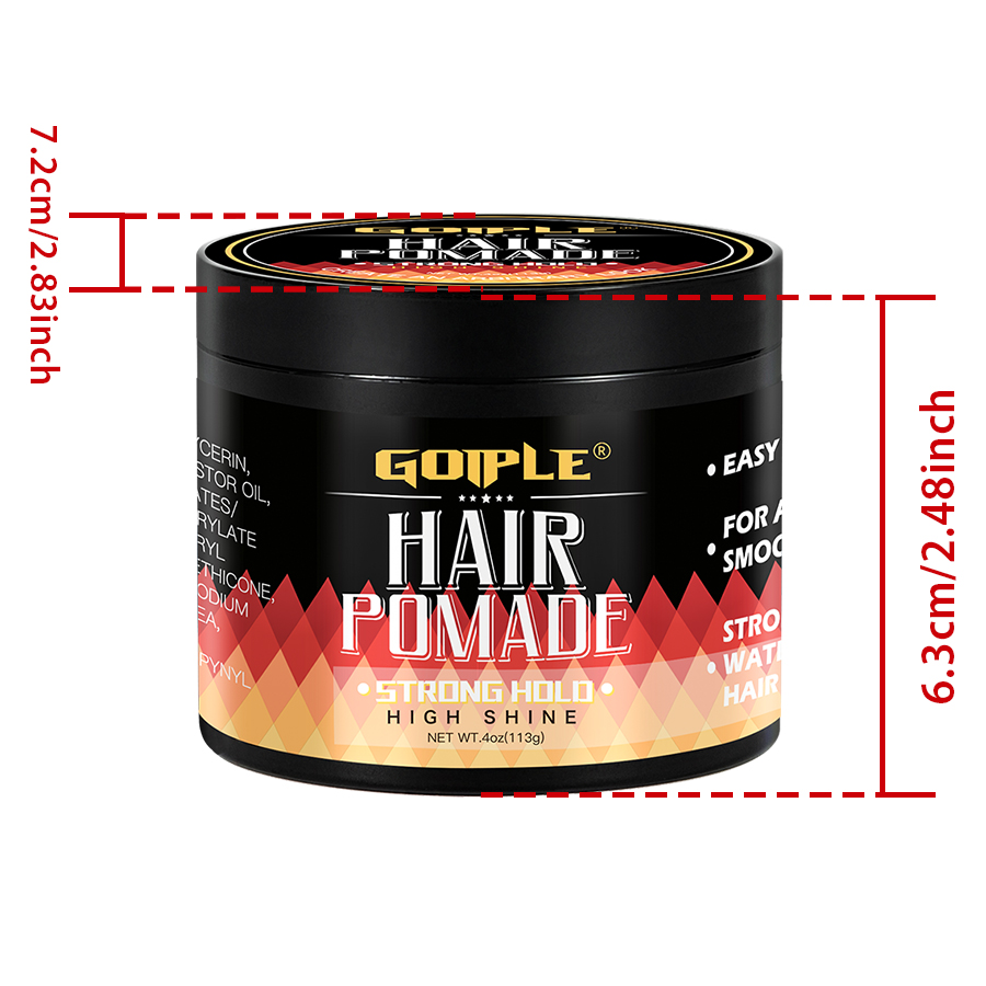 GOIPLE 113 g Herren-Haarpomade – Men'S Grooming Gel Bewertung und Preis